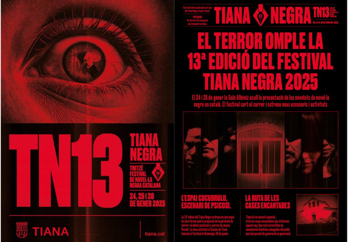 Avui comença la tretzena edició del festival de novel·la negra: Tiana Negra Avui comença la tretzena edició del festival de novel·la negra: Tiana Negra