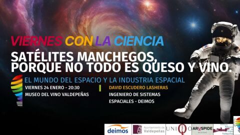 Viernes con la Ciencia, Sat&eacute;lites Manchegos