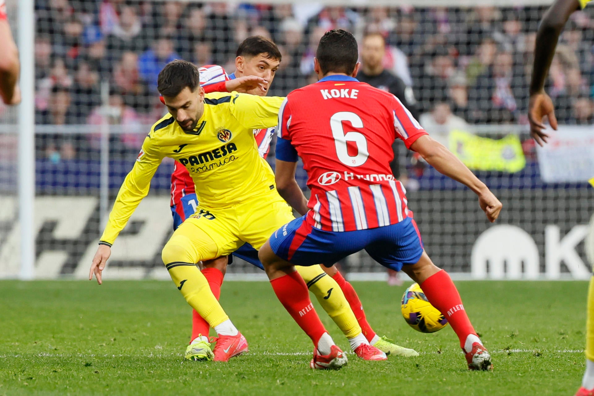 El Atlético de Madrid salva el partido ante el Villareal con un empate en el Metropolitano El Atlético de Madrid salva el partido ante el Villareal con un empate en el Metropolitano