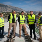 Visita de Mazón para ver el fin de las obras de la Línea 9 entre Benidorm y Denia Visita de Mazón para ver el fin de las obras de la Línea 9 entre Benidorm y Denia
