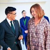 La presidenta del Congreso, Francina Armengol, reunida con sus homólogos del sur de la UE y del Norte de África en Lanzarote (Canarias) para abordar el tema migratorio.