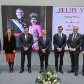 Inauguración de la exposición sobre el reinado de Felipe VI