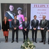 Inauguración de la exposición sobre el reinado de Felipe VI Inauguración de la exposición sobre el reinado de Felipe VI