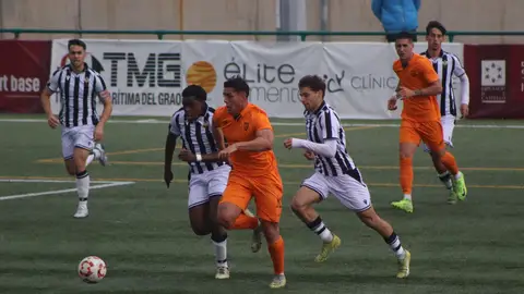 Imagen del partido entre el Castellón 'B'-Athletic Club Torrellano. Imagen del partido entre el Castellón 'B'-Athletic Club Torrellano.