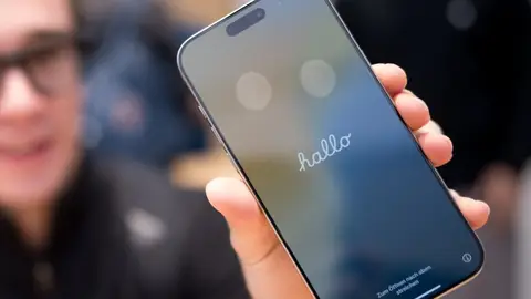 Imagen de archivo de un iPhone. Imagen de archivo de un iPhone.