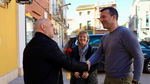 &Oacute;scar Navarro, Judith Capellino y Vicent Momp&oacute;