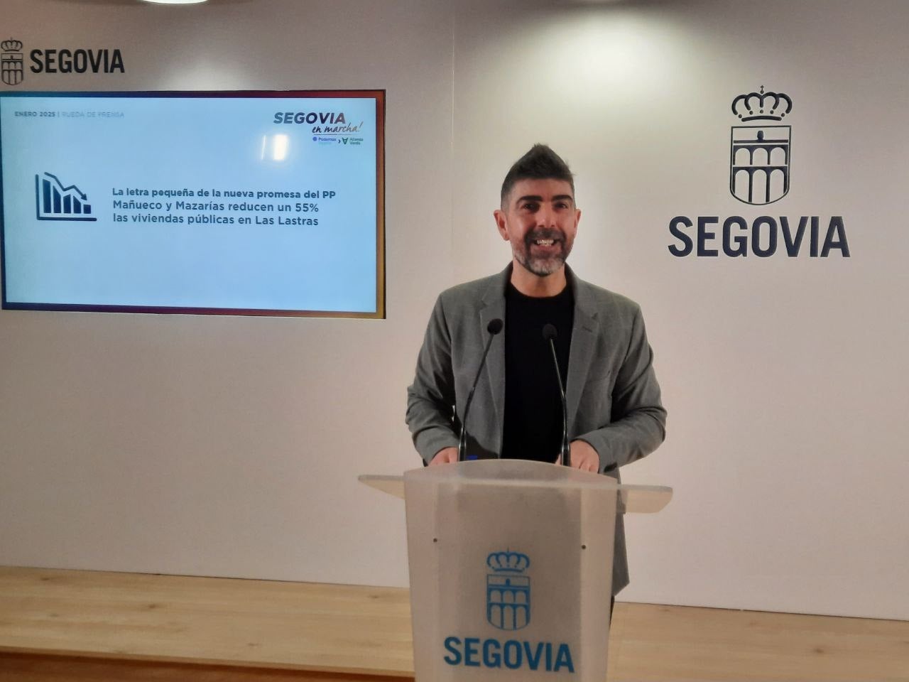 Segovia en Marcha advierte que el proyecto de las lastras presentado por la Junta es un 55% menor que el de 2009 Segovia en Marcha advierte que el proyecto de las lastras presentado por la Junta es un 55% menor que el de 2009