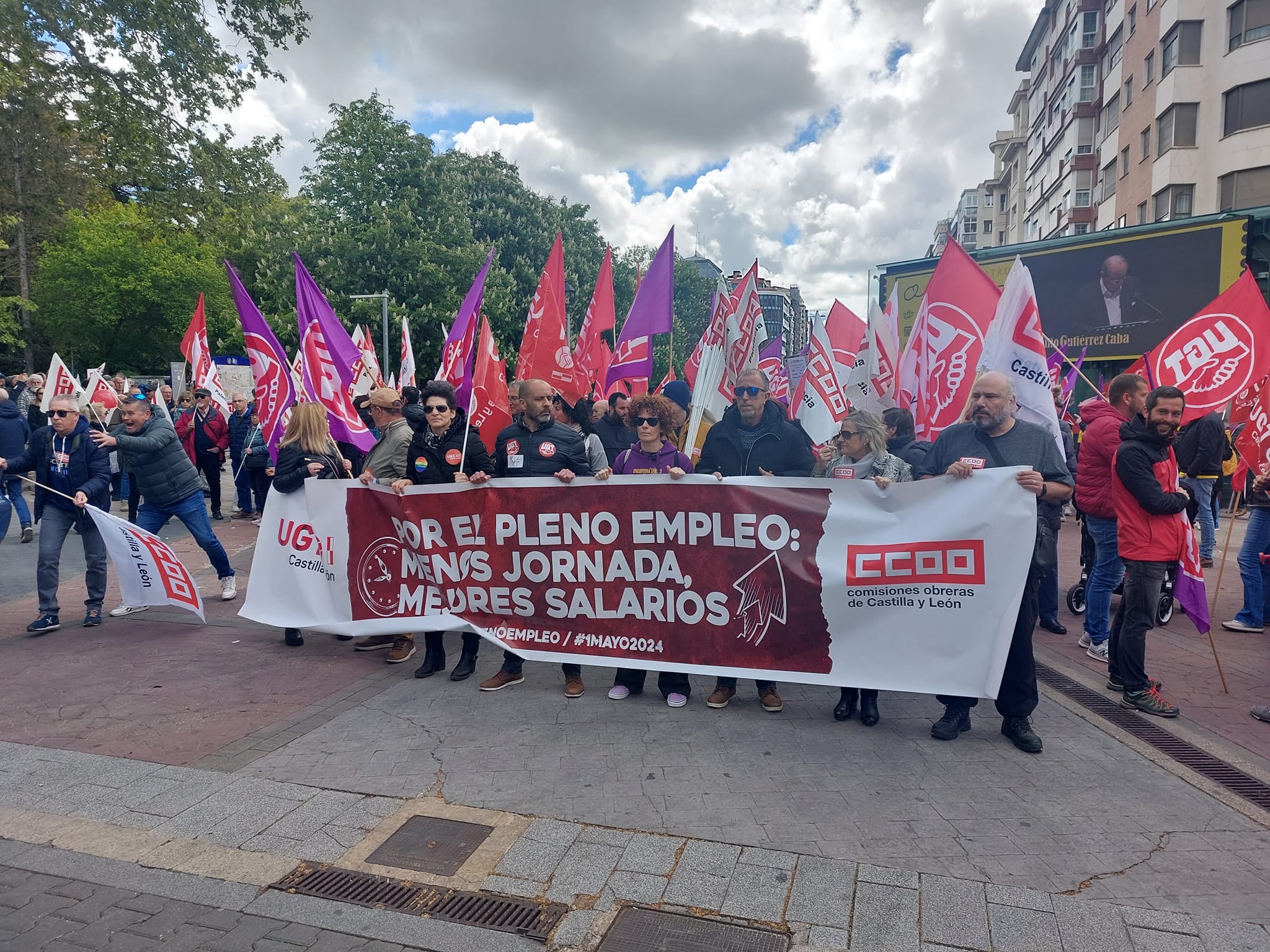 CCOO y UGT convocan una concentración en Palencia como protesta por la anulación de las medidas del escudo social y la financiación de la Seguridad Social CCOO y UGT convocan una concentración en Palencia como protesta por la anulación de las medidas del escudo social y la financiación de la Seguridad Social
