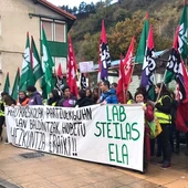Convocatoria sindical en la sede del consorcio en Eibar Convocatoria sindical en la sede del consorcio en Eibar