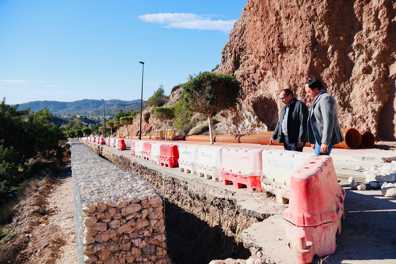 Finaliza la primera fase de las obras del vial del parking del casco antiguo de Finestrat, que acabarán en el plazo previsto Finaliza la primera fase de las obras del vial del parking del casco antiguo de Finestrat, que acabarán en el plazo previsto