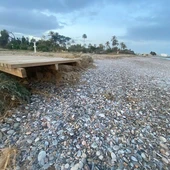 Estado de las Playas de Almardà de Sagunto tras el paso de la borrasca Herminia por El Camp de Morvedre Estado de las Playas de Almardà de Sagunto tras el paso de la borrasca Herminia por El Camp de Morvedre