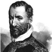 Litografía de Giovanni Pierluigi da Palestrina por Henri-Joseph Hesse (1828)