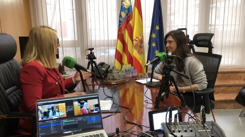 Irene Navarro en su entrevista con Mayte Vilaseca