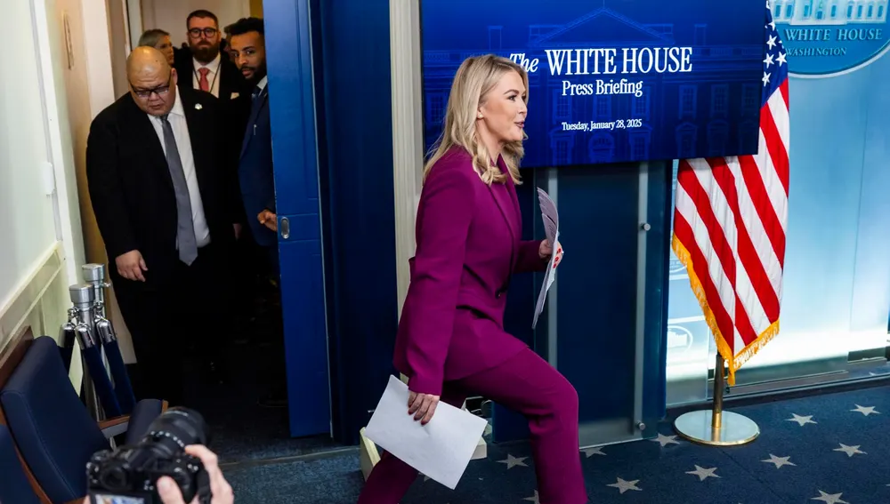 White House press secretary Karoline Leavitt holds first daily press briefing White House press secretary Karoline Leavitt holds first daily press briefing