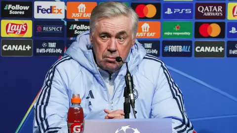 Ancelotti: "Sólo pensamos en nuestro partido" Ancelotti: "Sólo pensamos en nuestro partido"