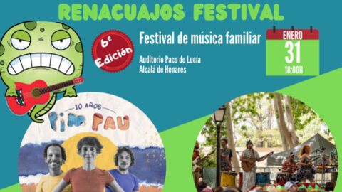 Cartel de la sexta edici&oacute;n del Renacuajos Festival 