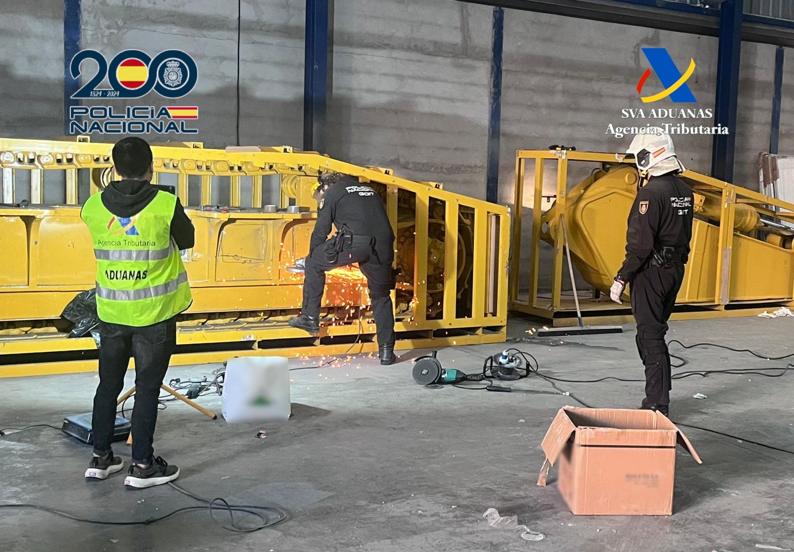 Intervenido un alijo de más de 300 kilos de cocaína en el puerto de València Intervenido un alijo de más de 300 kilos de cocaína en el puerto de València