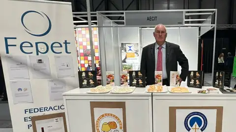 Luis Javier del Valle en una de las citas gastronómicas de Fitur Luis Javier del Valle en una de las citas gastronómicas de Fitur