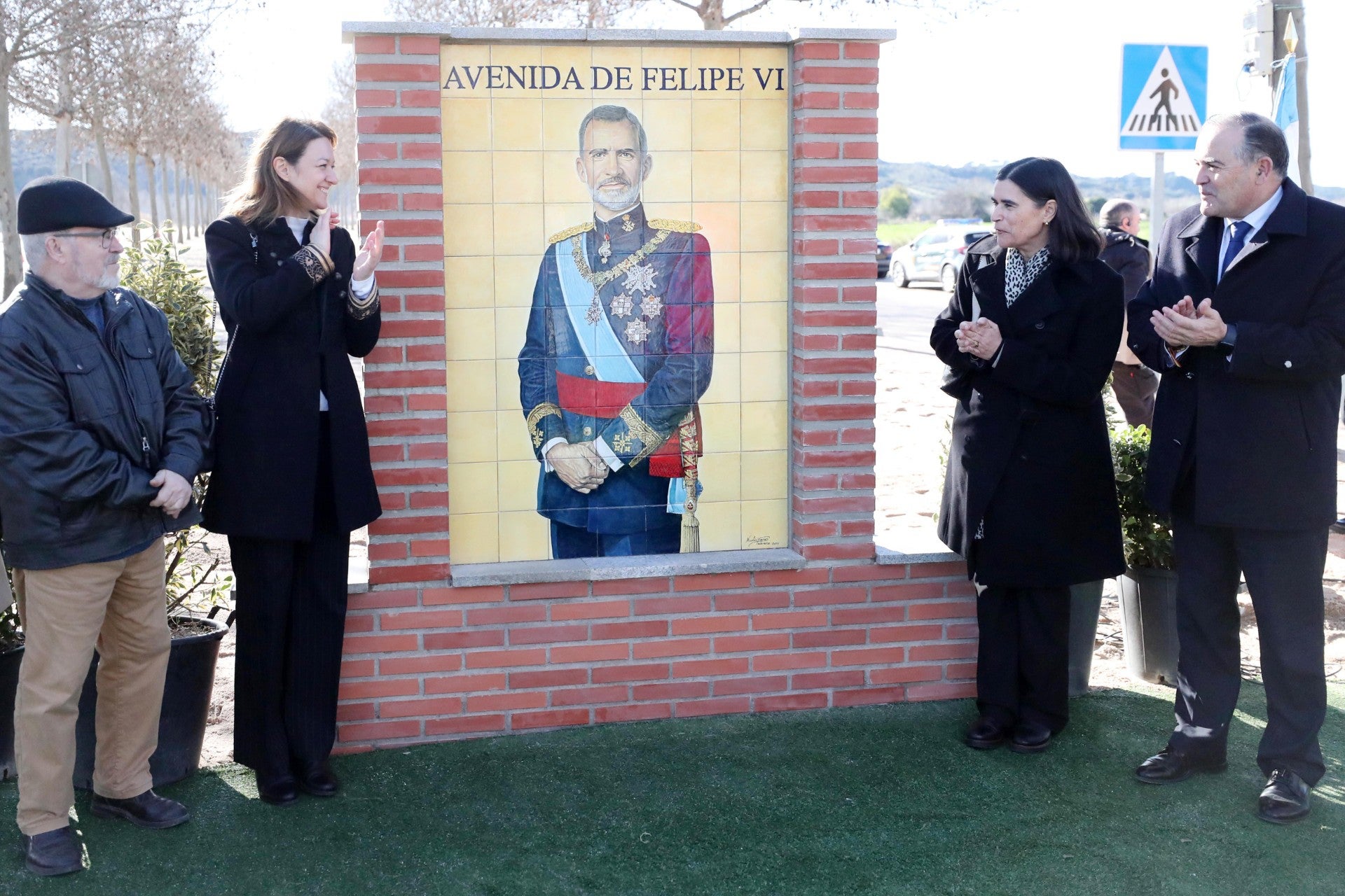 La imagen de Felipe VI ya luce en cerámica Talaverana La imagen de Felipe VI ya luce en cerámica Talaverana