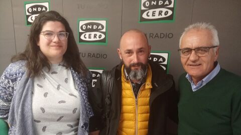 Mar&iacute;a Cancillo, Alexandre Marcos y Javier Puebla