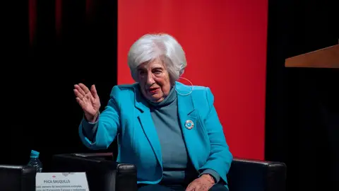 Paca Sauquillo en una foto de archivo Paca Sauquillo en una foto de archivo