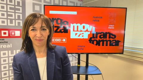 Esther Serrano, candidata a liderar CCOO de Ciudad Real