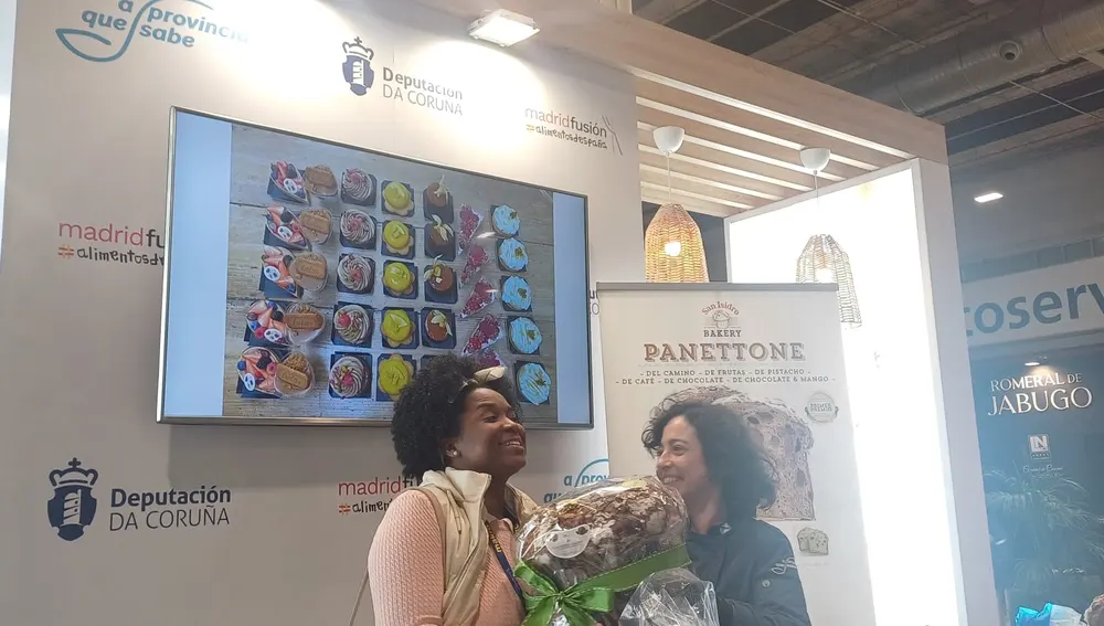 Lucía No, de San Isidro Bakery, sorteó un panettone en Madrid Fusión Lucía No, de San Isidro Bakery, sorteó un panettone en Madrid Fusión