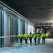 Visita institucional a las obras de la estación de Atotxa