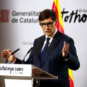 Salvador Illa anuncia el pla 'Catalunya lidera'
