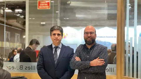Xavier Català, CEO de Hotels Viva, junto al periodista de Onda Cero Martí Rodríguez Xavier Català, CEO de Hotels Viva, junto al periodista de Onda Cero Martí Rodríguez