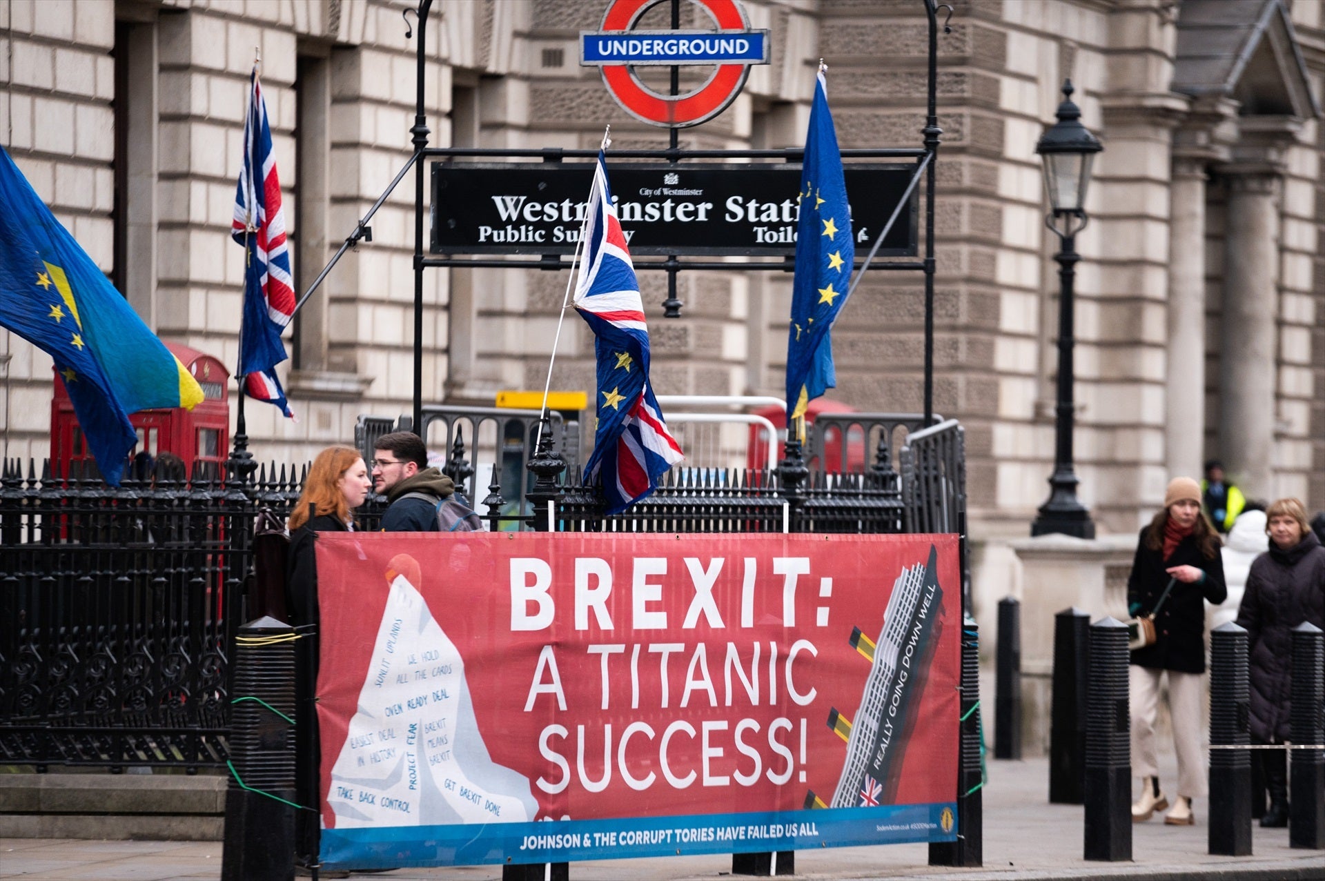 El Brexit cumple cinco años con desencanto e incertidumbre de cara al futuro El Brexit cumple cinco años con desencanto e incertidumbre de cara al futuro