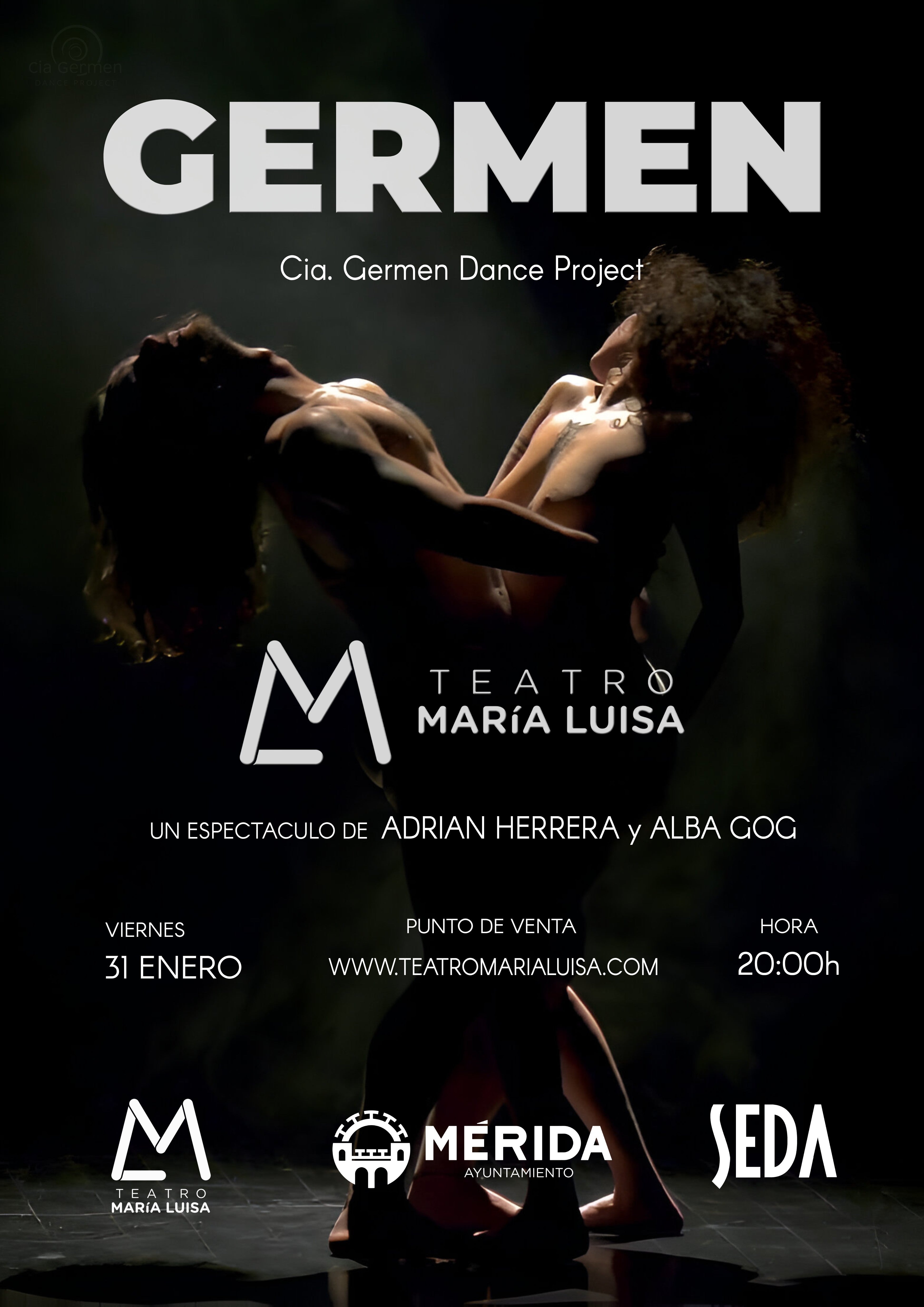 "Germen" llega al Teatro María Luisa para emocionar al público a través de los movimientos de sus protagonistas "Germen" llega al Teatro María Luisa para emocionar al público a través de los movimientos de sus protagonistas