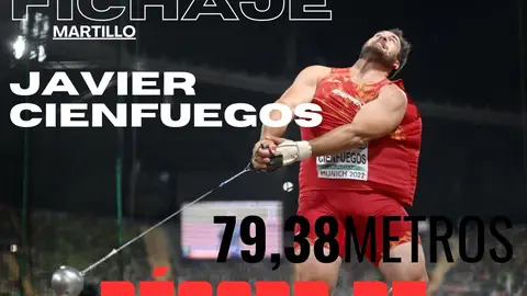 Cienfuegos, plusmarquista nacional de martillo, ficha por club de atletismo de Badajoz pese a su retirada Cienfuegos, plusmarquista nacional de martillo, ficha por club de atletismo de Badajoz pese a su retirada