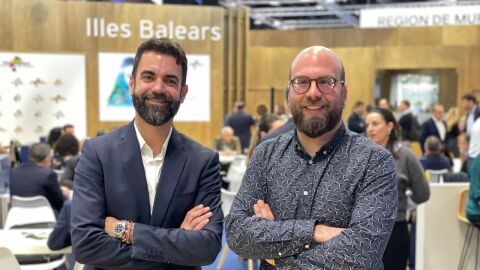 Bernat Vicens, CEO de FERGUS Group, junto al periodista de Onda Cero Mart&iacute; Rodr&iacute;guez