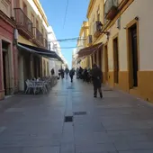 Parte del tramo donde se van a desarrollar las obras Parte del tramo donde se van a desarrollar las obras