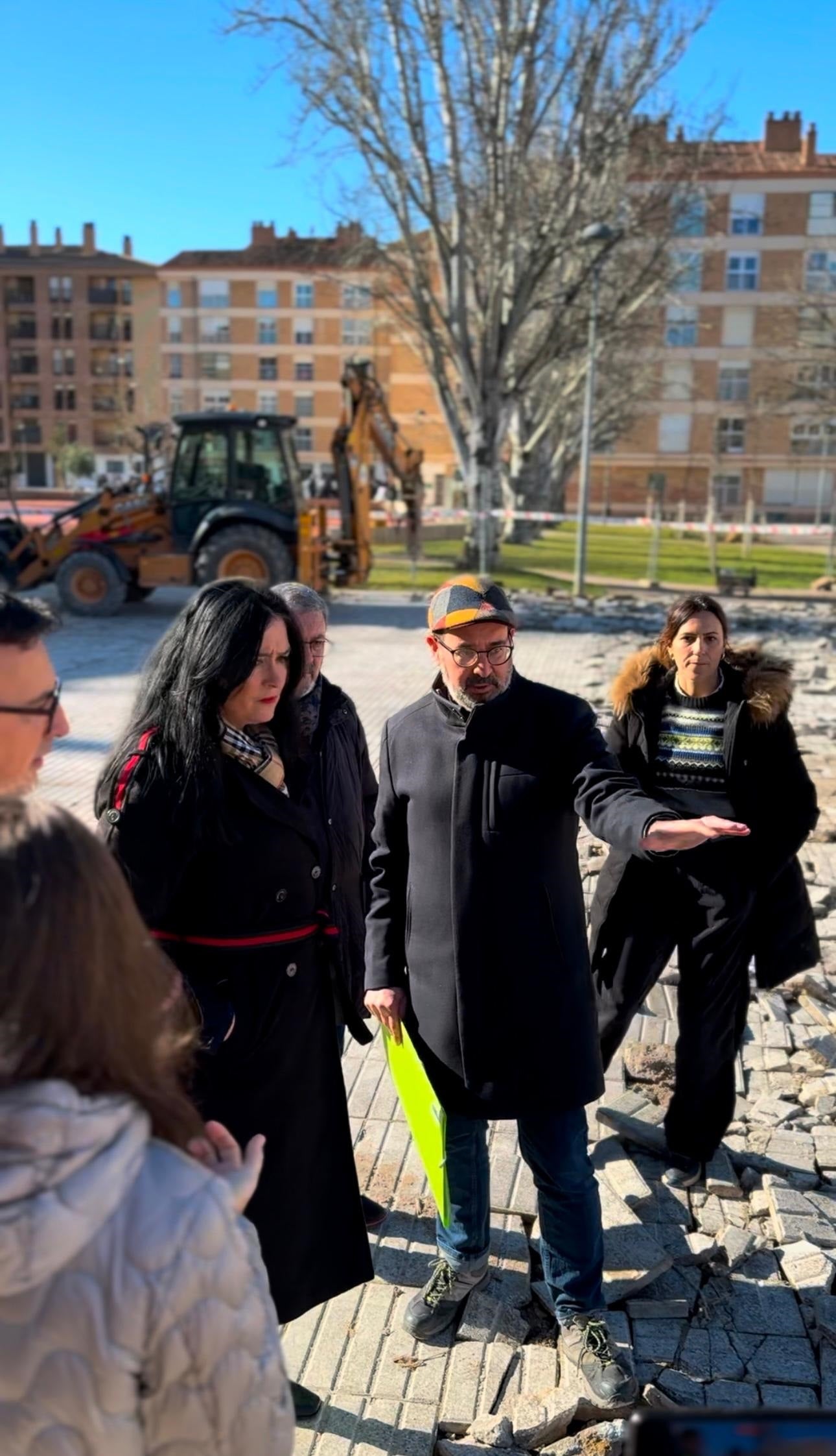 Arranca la pavimentación del Parque de San Martín en Huesca Arranca la pavimentación del Parque de San Martín en Huesca