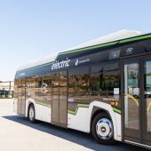 Un autobús del transporte público de Elche.