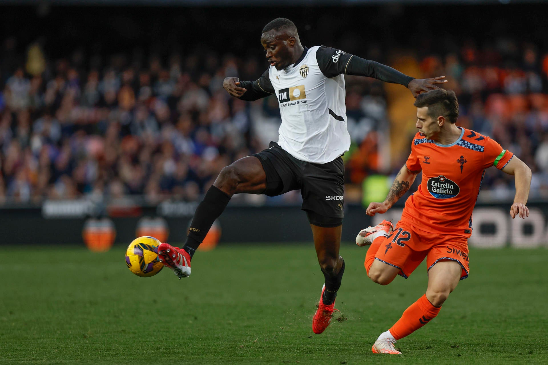 El Valencia logra un triunfo vital en Mestalla ante el Celta El Valencia logra un triunfo vital en Mestalla ante el Celta