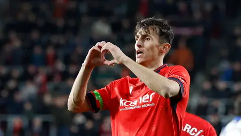 Ante Budimir celebra uno de sus goles Ante Budimir celebra uno de sus goles