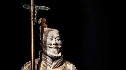 Los Guerreros de terracota son una colecci&oacute;n de estatuas de terracota 