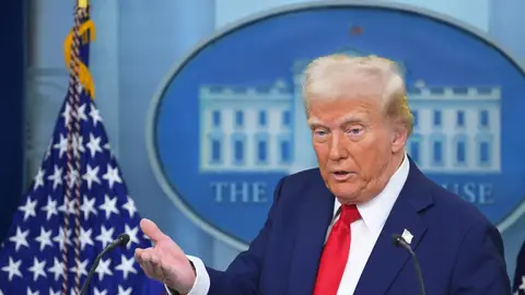 Donald Trump en una foto de archivo Donald Trump en una foto de archivo