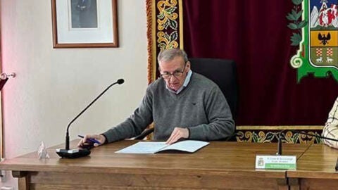 Emilio Garc&iacute;a, durante la presentaci&oacute;n de las cuentas