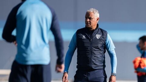 Sergio Pellicer, entrenador del M&aacute;laga CF