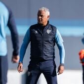 Sergio Pellicer, entrenador del Málaga CF