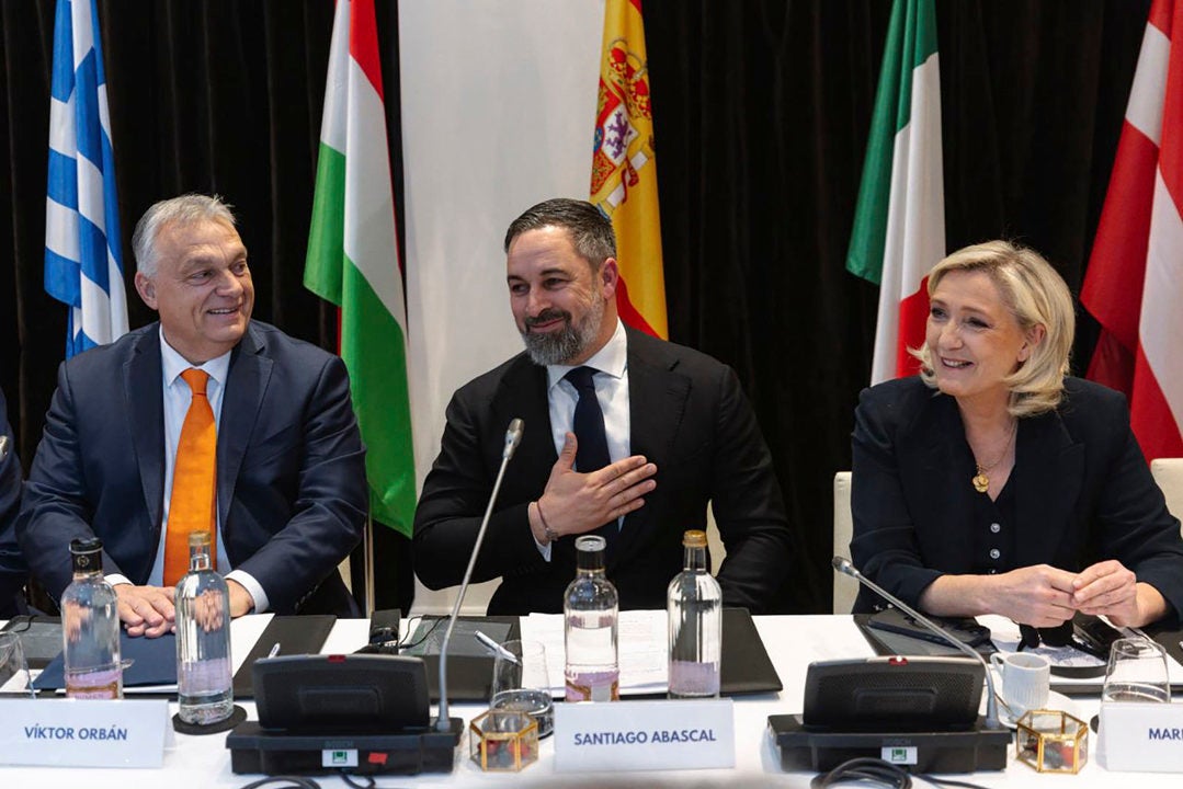 Abascal preside la cumbre de Patriots con los líderes de la ultraderecha europea Abascal preside la cumbre de Patriots con los líderes de la ultraderecha europea