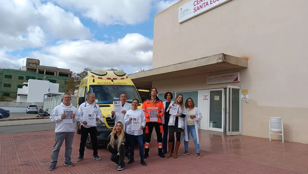 Las protestas han tenido lugar en todos los centros de salud de Ibiza Las protestas han tenido lugar en todos los centros de salud de Ibiza