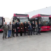 Presentan nuevos autobuses eléctricos. Presentan nuevos autobuses eléctricos.
