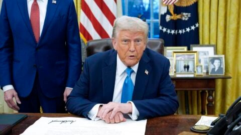 El presidente de Estados Unidos, Donald Trump. EFE/Yuri Gripas