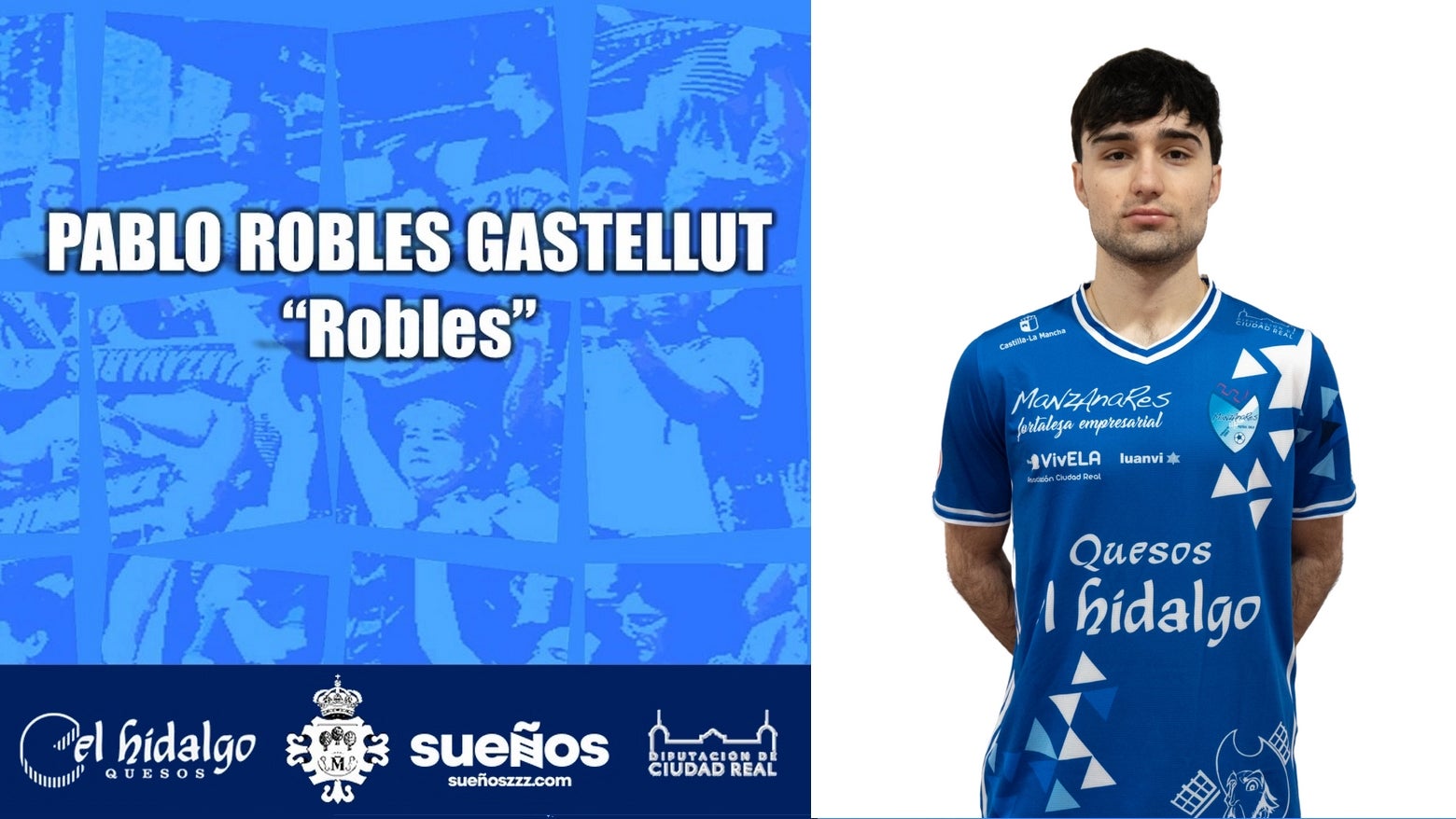 Sabor agridulce para Pablo Robles en su primer partido con el Quesos El Hidalgo Manzanares F.S. Sabor agridulce para Pablo Robles en su primer partido con el Quesos El Hidalgo Manzanares F.S.