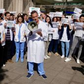 Médicos se concentran por el Estatuto propio en Canarias